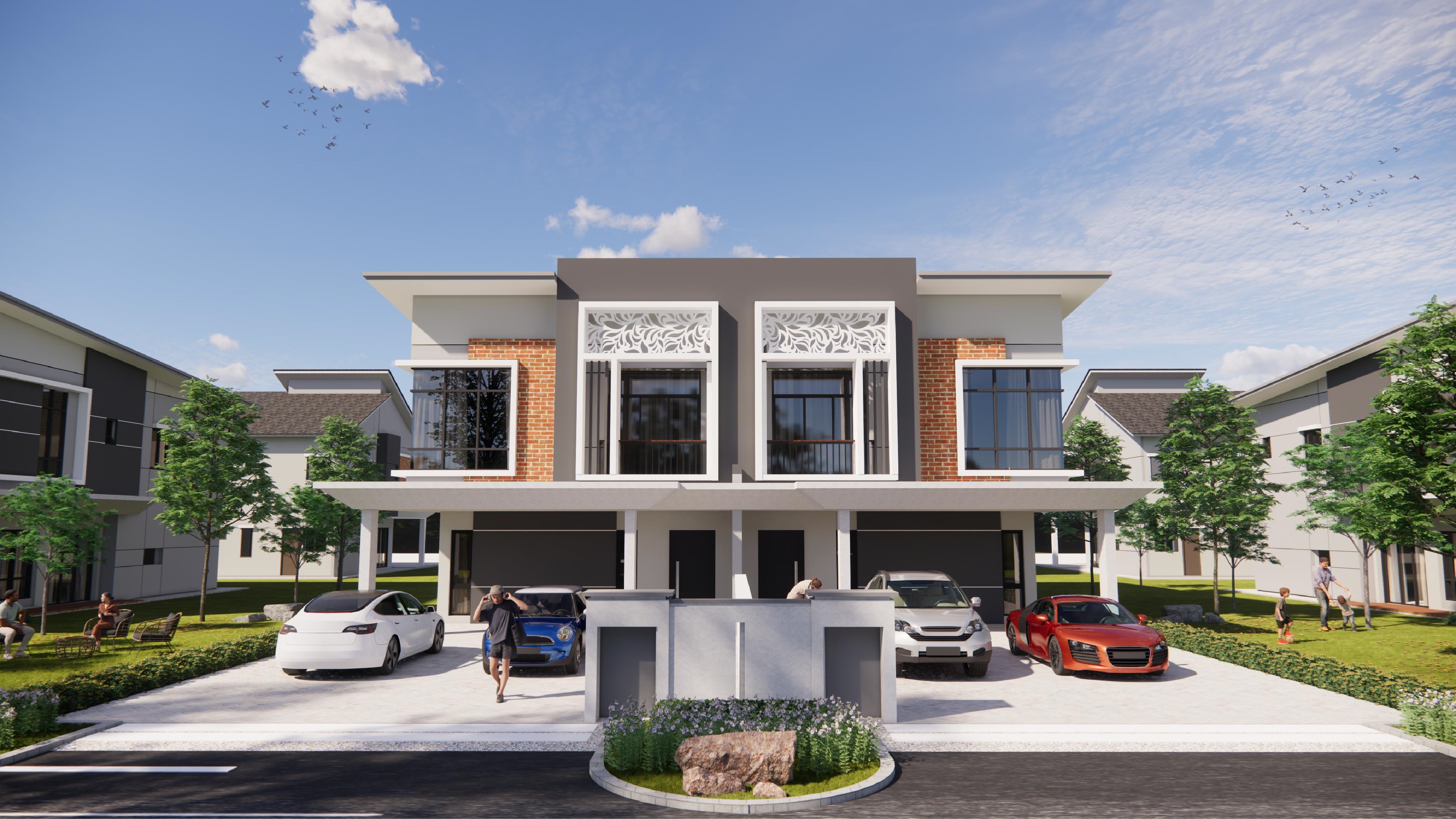 Taman Idaman Jaya 双层半独立_Jln Abdul Rahman