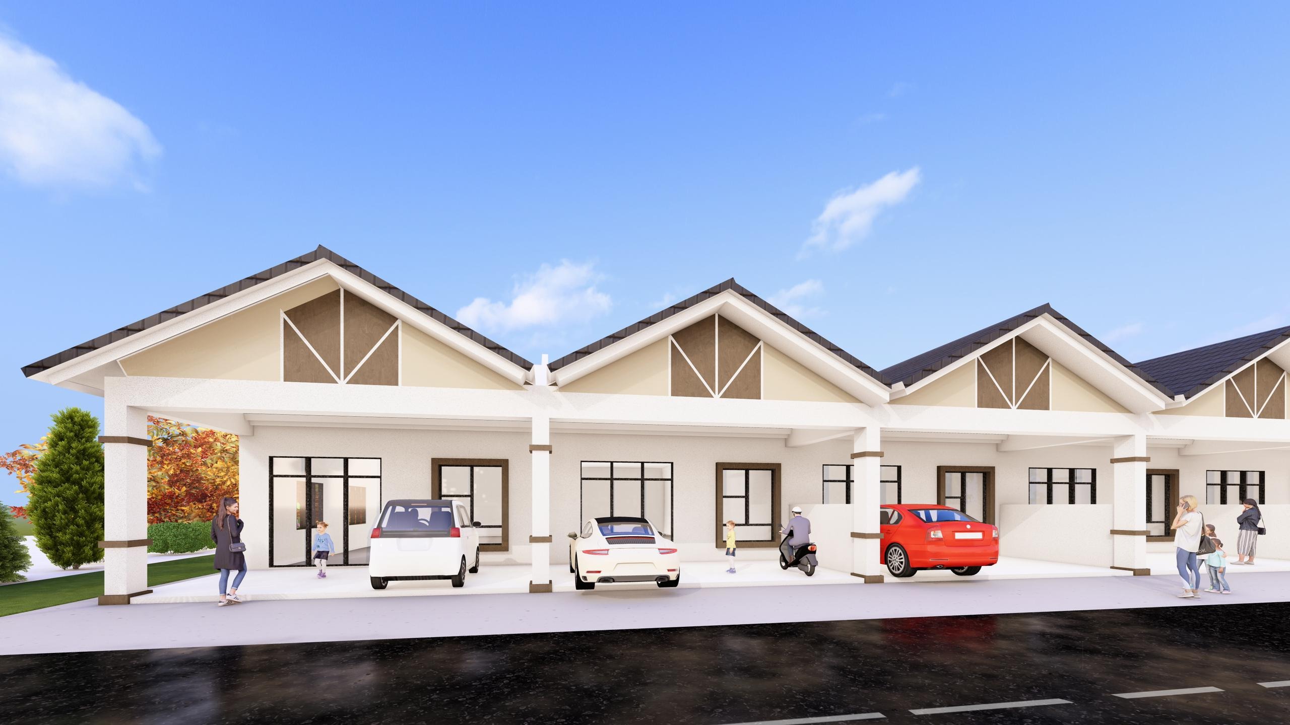 Bukit Gambir 单层排屋 Single Storey Terrace