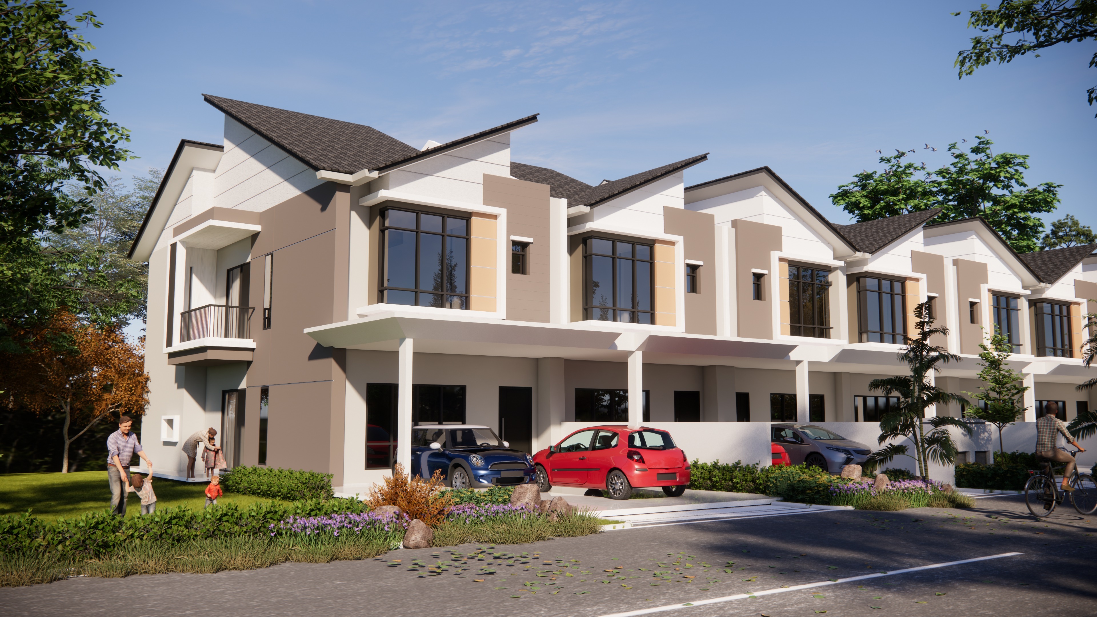 Bukit Gambir 特长双层排楼